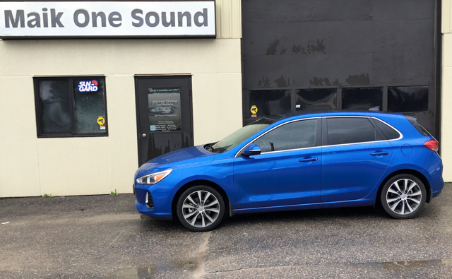 Toyota 2018 Corolla iM with professional window tint in North Bay